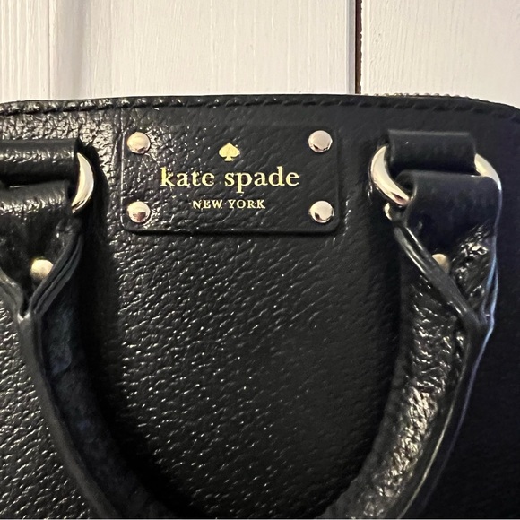 •new• Kate spade boarkskin leather wellesley mini rachelle crossbody satchel - Picture 6 of 10